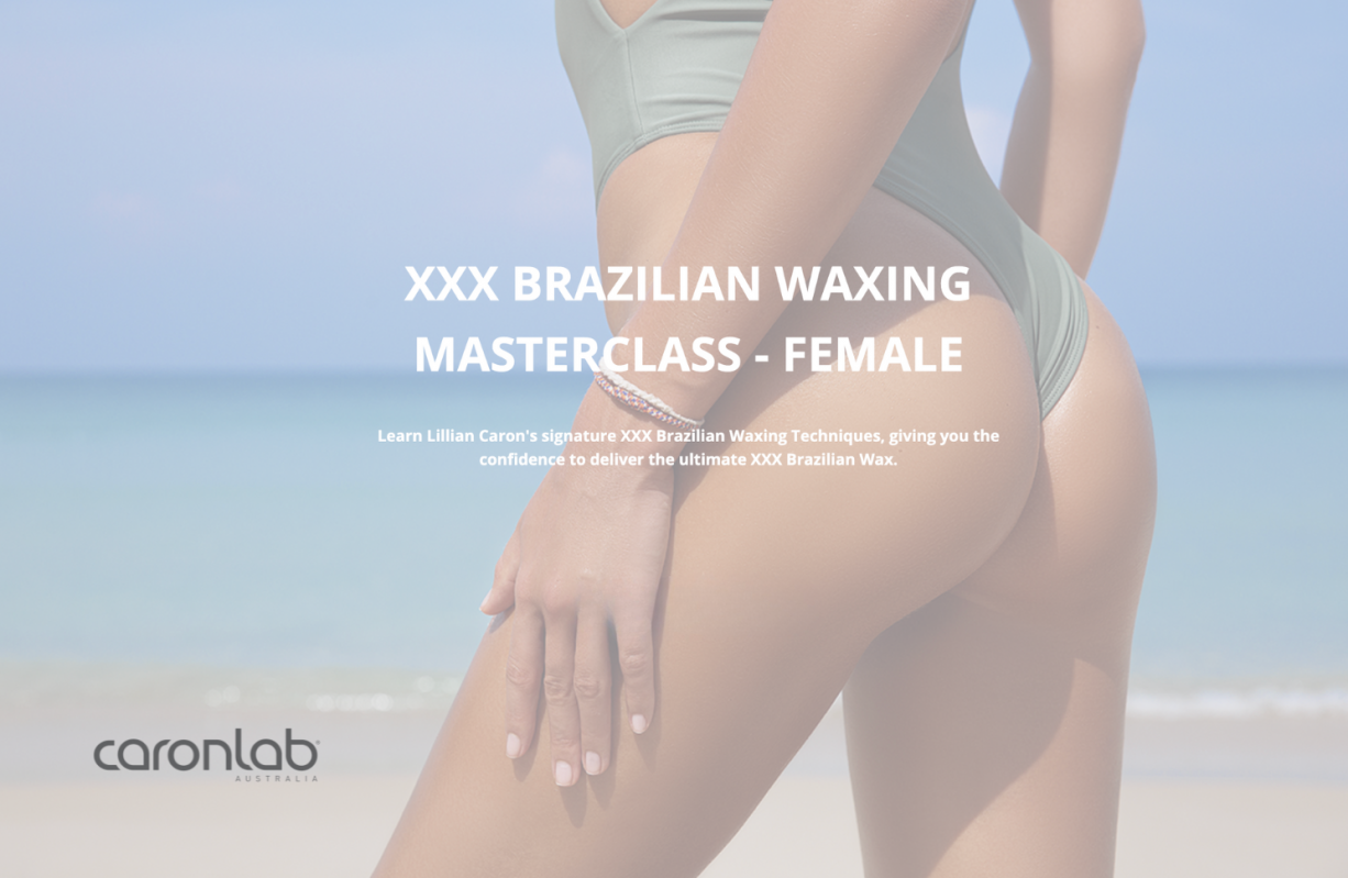 EDUCATION Caronlab XXX Brazilian Waxing Course Banner