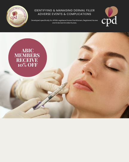 EDUCATION CPD dermal filler adverse events course